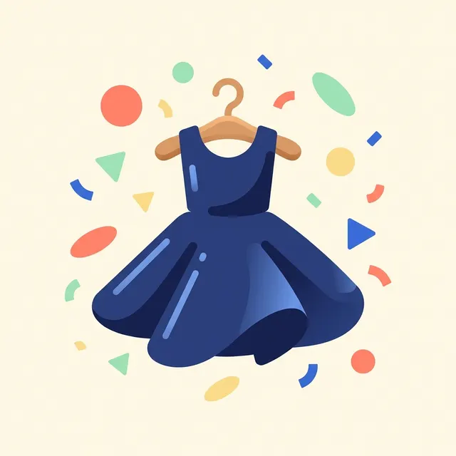 Naughty Ninos Girls Navy Blue Party Dress